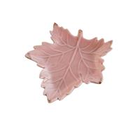 Hogar y Mas Bandeja VACIABOLSILLOS Porcelana Hoja 14X12X2CM