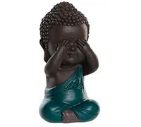 Hogar y Mas Figura Buda Monje Bebe Monos SABIOS 5,5X5X10,5CM