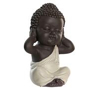 Hogar y Mas Figura Buda Monje Bebe Monos SABIOS 5,5X5X10,5CM