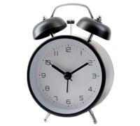 Hogar y Mas Reloj DE SOBREMESA Despertador Campana Mecanismo SILENCIOSO 13,5X8,5X5,1CM