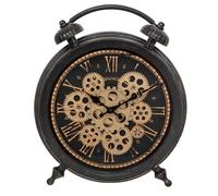 Hogar y Mas Reloj DE SOBREMESA MECANISMOS Negro Dorado 35,6X7,9X41,3CM