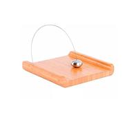 Hogar y Mas Servilletero Moderno de Bambú y Acero Inoxidable