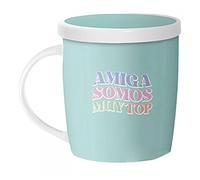 HOGAR Y MAS Taza INFUSIONES CERÁMICA Filtro Amiga Top 350ML