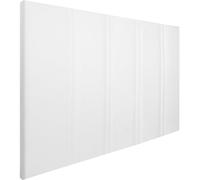 Hogar24 Cabecero amur tapizado en polipiel blanco, 140x110x5cm
