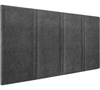 HOGAR24 ES | Cabecero Tapizado Amur | Cabezal de Cama Acolchado | Tapizado en Teijdo Alta Gama Acuaqulin Antimanchas | Color Gris Marengo | Medida: 110x55x3cm (Cama 105 cm)