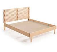 Hogar24 Cama de madera maciza, cabecero y base, válido colchón 150 x 190 cm