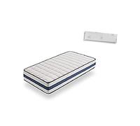 HOGAR24 Colchón Viscoelástico Visco-Medicot 90x190 cm + Almohada Viscoelástica 100% Bloque Sólido Desenfundable con Aloe Vera (1x90cm)
