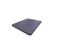 HOGAR24 ES Base tapizada 135 x 190 Sin Patas, 5 Barras de Refuerzo. Tapizado 3D Color Gris + 4 válvulas de transpiración.