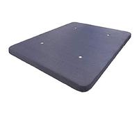 HOGAR24 ES Base tapizada 150 x 190 Sin Patas, 5 Barras de Refuerzo. Tapizado 3D Color Gris + 4 válvulas de transpiración.