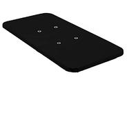 HOGAR24 ES Base tapizada 150 x 200 Reforzada sin Patas, tapizado 3D Color Negro + 4 válvulas de transpiración.