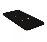 HOGAR24 ES Base tapizada 90 x 190 Reforzada sin Patas, tapizado 3D Color Negro + 4 válvulas de transpiración.
