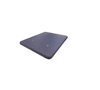 HOGAR24 ES Base tapizada 90 x 190 Sin Patas, 5 Barras de Refuerzo. Tapizado 3D Color Gris + 4 válvulas de transpiración.