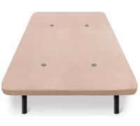 HOGAR24 ES | Base Tapizada 90x180 cm | Tejido 3D en Color Beige | Incluye Válvulas de Transpiración | Juego de 6 Patas de 26 cm