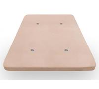 HOGAR24 ES | Base Tapizada en Tejido 3D Color Beige con Válvulas de Transpiración | Patas No Incluidas | Medida: 135x180 cm