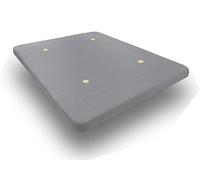 HOGAR24 ES | Base Tapizada en Tejido 3D Gris | Incorpora Válvulas de Transpiración | Patas No Incluidas | Medidas: 90x190 cm