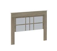 HOGAR24 ES - Cabecero Cama Matrimonio, Cabecero con Patas, Diseño Moderno, Color Cambrian-Blanco, Medidas: 160 cm x 119,3 cm x 3,8 cm