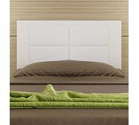 HOGAR24 ES - Cabecero Cama tapizado 105 x 55 x 3,0 cm, válido para Cama 80, 90, y 105 cm (Blanco)