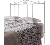 HOGAR24 ES - Cabecero de Forja 211, Cabezal para Cama, Color Blanco, Medida: 150 cm.