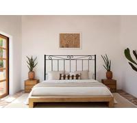 HOGAR24 ES - Cabecero de Forja 58, Cabezal para Cama, Color Negro, Medida: 150 cm.