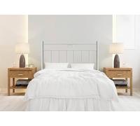 HOGAR24 ES - Cabecero de Forja LM, Cabezal para Cama, Color Blanco, Medida: 150 cm.