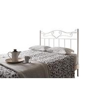 HOGAR24 ES - Cabecero de Forja Modelo 10 Color Blanco para Cama 105cm