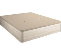 HOGAR24 ES | Canapé Abatible Alpes | Gran Capacidad | Tapa con Válvulas de Transpiración | Gran Comodidad | Color: Ártico | Medida: 90x190 cm