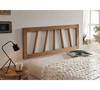 HOGAR24 ES Karen-Cabecero Madera Maciza Natural Acabado Encerado. Medidas: 155 x 60 x 3 cm.