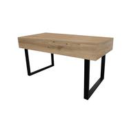 HOGAR24 ES - Lia - Mesa Centro Elevable con Almacenaje, Color Madera Roble. Medidas: 100 cm x 50 cm x 49 cm.