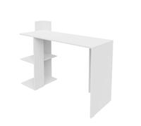 HOGAR24 ES - Mesa Escritorio para despacho u Oficina con Formas Modernas, en Blanco Snow