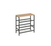 HOGAR24 ES - Mueble estantería de Estilo Industrial, con balda Superior en melamina Color safir y Estructura de Acero en Negro (Alto 65 / Ancho 67 / Fondo 30 cm)