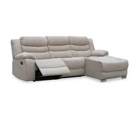 HOGAR24 ES - Sofa ChaiseLongue Derecha con Asiento Relax Electrico, Tapizado Color Beige (Lux), Medidas: 270 cm x 103 cm x 98-155 cm