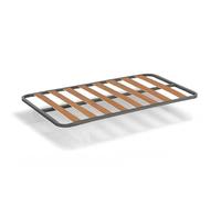 HOGAR24 ES | Somier Basic con Láminas de Madera | Estructura de Tubos de Acero de 30x30 mm | Medida: 90x180 cm | No Incluye Juego de Patas