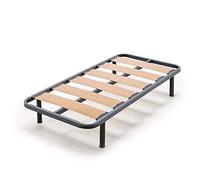 HOGAR24 ES Somier Lama Ancha Reforzada + 4 Patas Cilíndricas de 26cm, 90x190 cm
