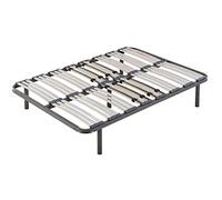 HOGAR24 ES Somier multiláminas con reguladores lumbares-90x200cm-PATAS 26CM (4 Patas Incluidas)