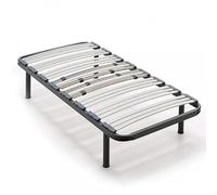 HOGAR24 ES | Somier Multiláminas | Regulación Lumbar Adaptable | Estructura de Tubo de Acero de 40x30 mm | Medida: 80x200 cm | Incluye Juego de 4 Patas Cilíndricas de 26 cm