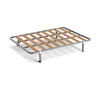 HOGAR24 ES Somier Somieres con Patas cuadradas + Ruedas, Tubo 30x30. Fabricación Nacional- 90x200cm-PATAS 32CM