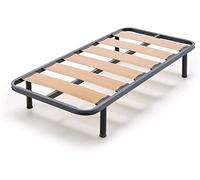HOGAR24.es-Somier Somieres Lama Ancha Reforzada con Tacos Anti-Ruido y Patas cilíndricas, Tubo 40x30. Fabricación Nacional-90x180cm-PATAS 32CM