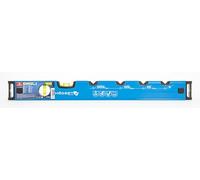 Högert Technik, Nivel de burbuja para electricista de 480 mm, nivel de burbuja: 90° y 180°, precisión: 0,5 mm/m, perfil de aluminio de 1,6 mm, color azul