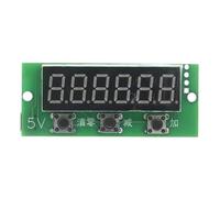 hogtnd 0-999999 Módulo de contador digital electrónico, soporta 5 V apagón, función de memoria, LED rojo de 6 bits, contador electrónico, suma, resta con memoria