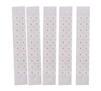 hogtnd 100 piezas de adhesivos transparentes desechables para el oído, cuentas de acupuntura para el cuidado de las orejas, parches para el cuidado de los oídos