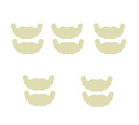 hogtnd 5 pares de bandas desechables para levantamiento de senos, cubiertas de pezón de encaje, pastas autoadhesivas para mujer, invisibles debajo de la ropa, pegatinas de sujetador sin tirantes