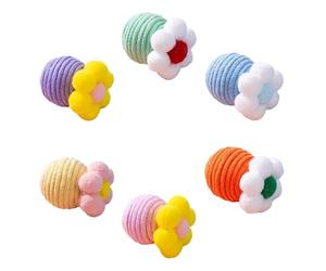hogtnd 6 piezas de juguetes decorativos para gatos, campanas que suenan para el aburrimiento, enriquecimiento, interacción, entretenimiento para mascotas