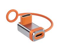 hogtnd Adaptador de conversión de función completa tipo C para alimentación de 240 W y transferencia de 80 Gbps de video de 8 K a 60 Hz con cuerda de cordón de transferencia de datos de velocidad