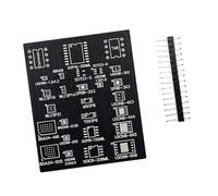 hogtnd Adaptador de programador intermitente rápido 25 en 1 WLCSP2X2 soporte de prueba 4 x 5WSON para SPI adaptador de programación con diferentes chips de paquetes