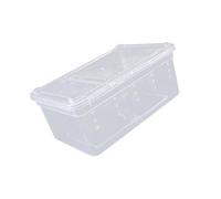 hogtnd Caja plegable para reptiles, caja de cría transparente, ventana de observación para criar reptiles, tanques con tapa extraíble