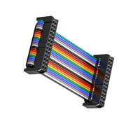 hogtnd Conector de cable plano 2, 54 mm 300 mm hembra de datos a hembra para impresora de accionamiento, accesorios industriales, cinta electrónica