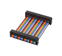 hogtnd Conector de cable plano 2, 54 mm 300 mm hembra de datos a hembra para impresora de accionamiento, accesorios industriales, cinta electrónica
