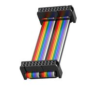 hogtnd Conector de cable plano 2, 54 mm 300 mm hembra de datos a hembra para impresora de accionamiento, accesorios industriales, cinta electrónica