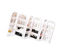 hogtnd Expositor de plástico ligero para pendientes delicados, ideal para tiendas minoristas y pequeños estantes de joyas para colecciones individuales, talla única, como se describe