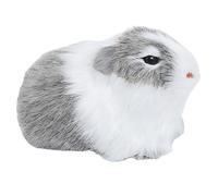 hogtnd Figura de hámster de mascota pequeña, figura de animal de renacimiento, estatua de mascota para entusiastas de los animales y actividad científica escolar, decoración realista de hámster